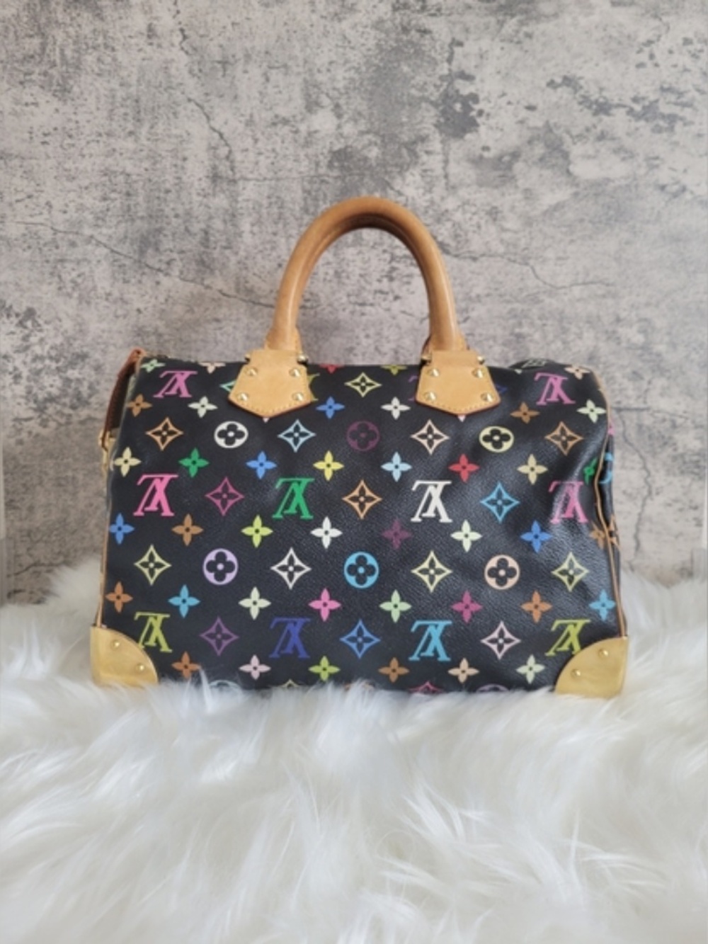 Louis Vuitton × Takashi Murakami Multicolore Speedy 30. - Picture 7 of 14